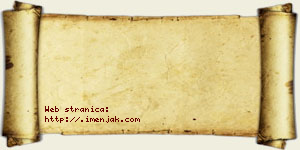 Tamara Peković vizit kartica